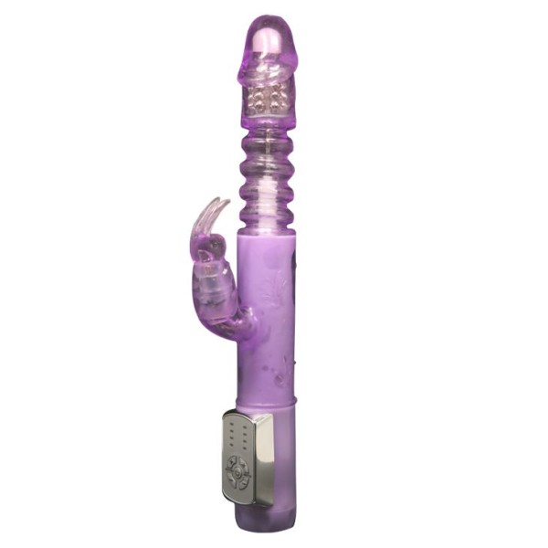 Сиреневый мультифункциональный вибратор Deluxe Dreeam Lover - 26 см
