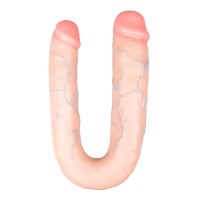 Телесный U-образный фаллоимитатор Easytoys Double Dong - 22 см. Телесный U-образный фаллоимитатор Easytoys Double Dong - 22 см.