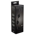 Чёрная анальная цепочка Classic Anal Beads - 31,5 см