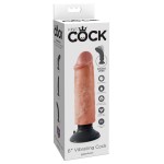 Вибромассажер-реалистик 6  Vibrating Cock - 17,8 см