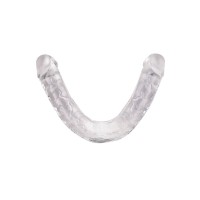 Прозрачный двусторонний фаллоимитатор Infinity - 33,5 см.