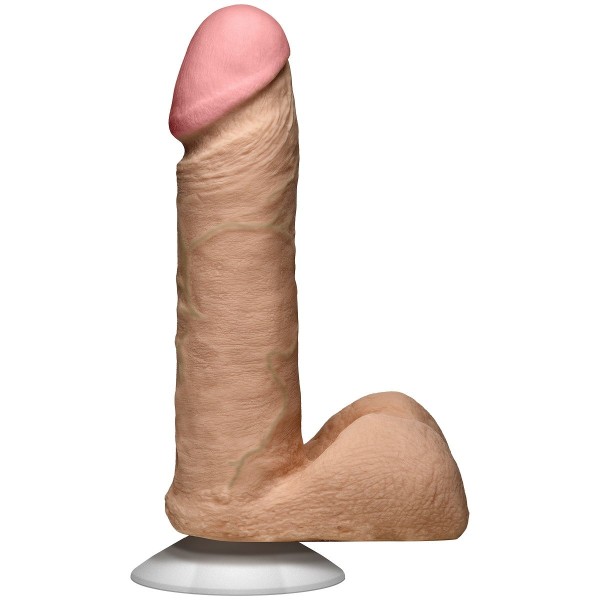 Реалистичный фаллоимитатор The Realistic Cock ULTRASKYN 6” на присоске - 17,3 см