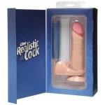 Реалистичный фаллоимитатор The Realistic Cock ULTRASKYN 6” на присоске - 17,3 см