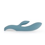 Вибратор с клиторальным стимулятором The Violet Rabbit Vibrator - 20 см