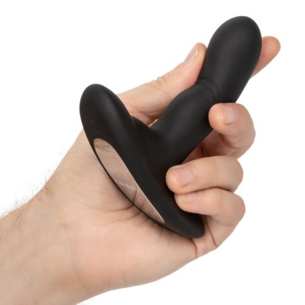 Чёрный вибромассажер простаты Eclipse Rocking Probe - 11,5 см