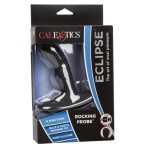 Чёрный вибромассажер простаты Eclipse Rocking Probe - 11,5 см