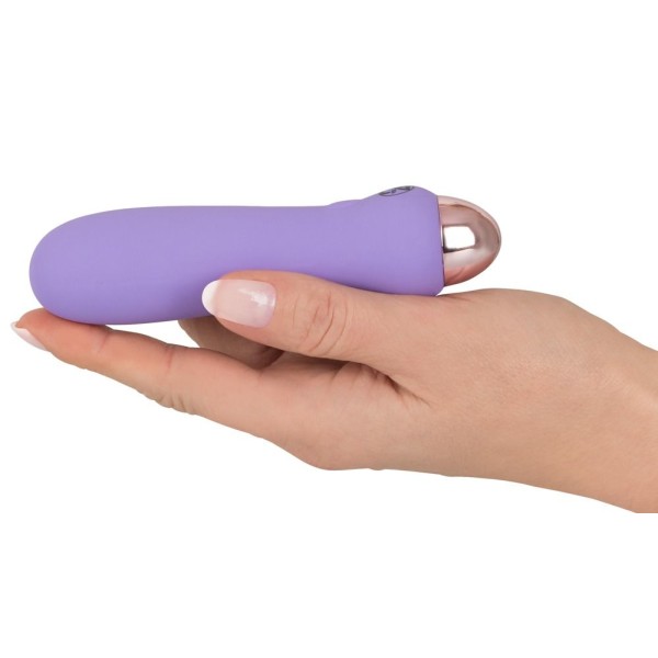 Сиреневый мини-вибратор Cuties Mini - 12,5 см