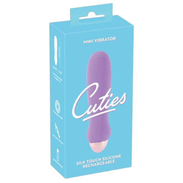 Сиреневый мини-вибратор Cuties Mini - 12,5 см