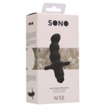 Черный анальный вибростимулятор N 53 Anal Finger Stimulator - 16,5 см