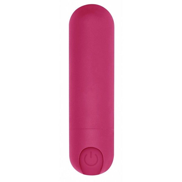 Розовая перезаряжаемая вибропуля 7 Speed Rechargeable Bullet - 7,7 см