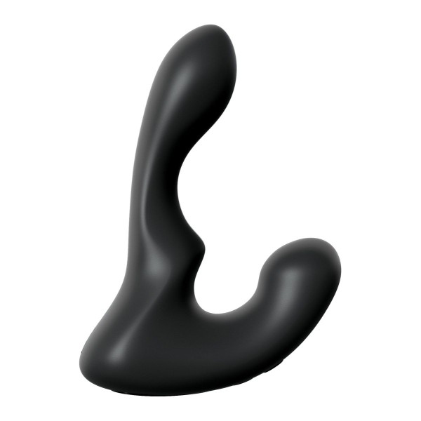 Черный анальный вибростимулятор P-Spot Milker - 14 см