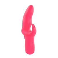 Розовый вибратор со стимулятором клитора MATES FANTASY RECHARGE VIBRATOR - 17 см. Розовый вибратор со стимулятором клитора MATES FANTASY RECHARGE VIBRATOR - 17 см.