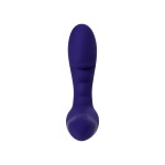 Фиолетовый вибростимулятор простаты Bruman - 12 см