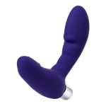 Фиолетовый вибростимулятор простаты Bruman - 12 см