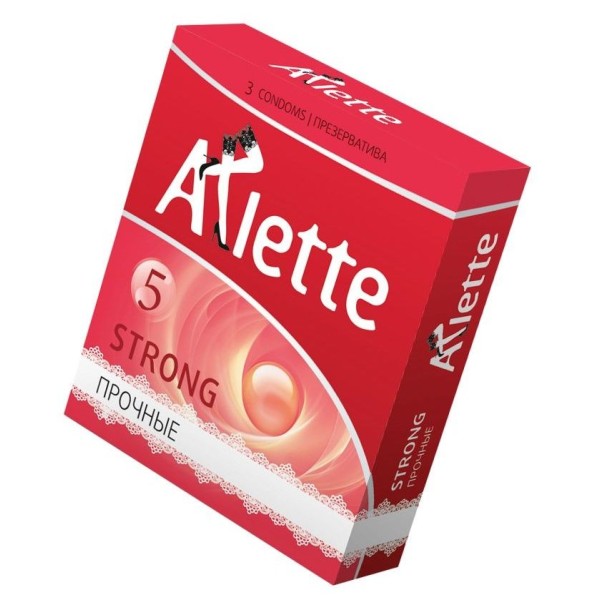 Ультрапрочные презервативы Arlette Strong - 3 шт