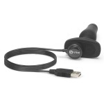 Анальная вибропробка чёрного цвета NOVICE REMOTE CONTROL PLUG BLACK - 10,2 см