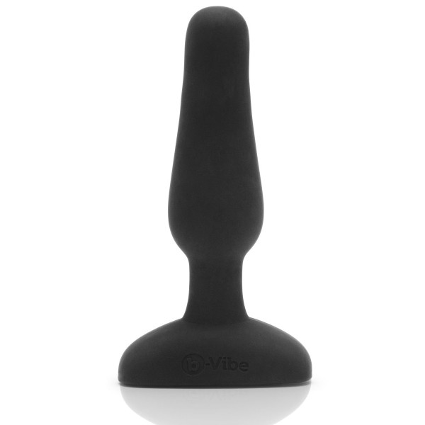 Анальная вибропробка чёрного цвета NOVICE REMOTE CONTROL PLUG BLACK - 10,2 см