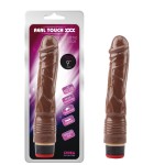 Коричневый вибратор-реалистик 9” Vibe Cock - 22,5 см