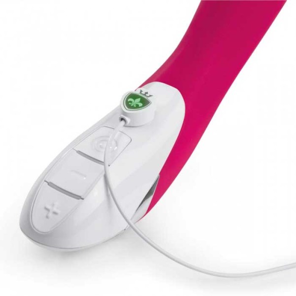 Фиолетовый вибратор Mystim Sassy Simon - 27 см