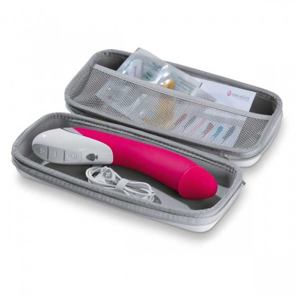 Фиолетовый вибратор Mystim Sassy Simon - 27 см