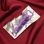 Фиолетовые анальные бусы - 19 см