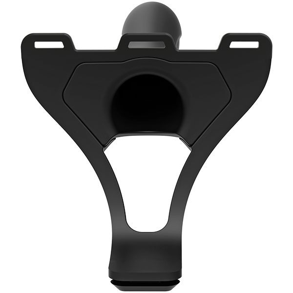 Черный полый страпон с креплением Body Extensions BE Strong - 19,05 см