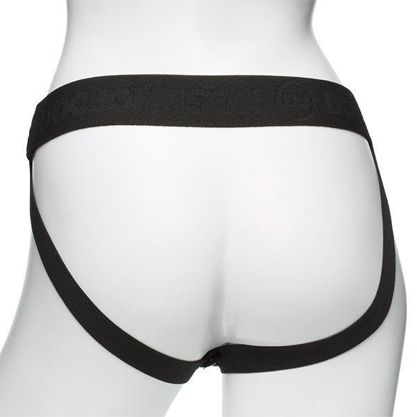 Черный полый страпон с креплением Body Extensions BE Strong - 19,05 см