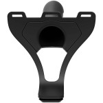 Черный полый страпон с креплением Body Extensions BE Strong - 19,05 см