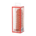 Насадка на фаллос с бугорками по поверхности Extreme Sleeve 002 M-size - 14,7 см