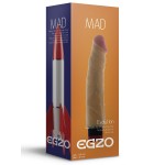 Реалистичный мультискоростной вибратор без мошонки Mad Rocket - 20,5 см