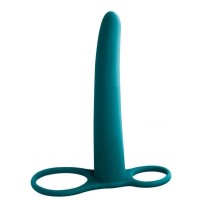 Зеленая насадка для двойного проникновения Gimlet - 16 см. Зеленая насадка для двойного проникновения Gimlet - 16 см.