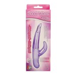 Фиолетовый вибратор для G-стимуляции GOOD VIBES G-VIBE - 16 см