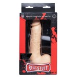Телесный фаллоимитатор REALSTUFF 8INCH DONG WITH SUCTION CUP - 20 см