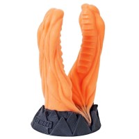 Дизайнерский стимулятор Анаконда с двумя стволами - 22 см. Дизайнерский стимулятор Анаконда с двумя стволами - 22 см.