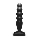 Чёрный анальный стимулятор Large Bubble Plug - 14,5 см