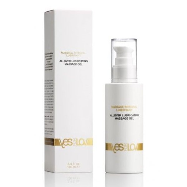 Массажный гель-смазка на силиконовой основе Allover Massage Gel - 100 мл