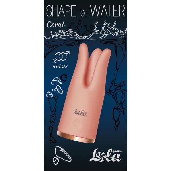 Коралловый вибростимулятор CORAL - 10,2 см