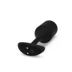 Черная пробка для ношения с вибрацией Snug Plug 4 - 14 см