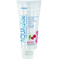 Гель-лубрикант на водной основе AQUAglide с ароматом вишни - 100 мл. Гель-лубрикант на водной основе AQUAglide с ароматом вишни - 100 мл.