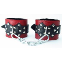 Наручи на пряжке c меховой подкладкой 