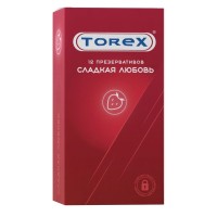 Презервативы Torex Сладкая любовь с ароматом клубники - 12 шт.