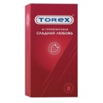 Презервативы Torex  Сладкая любовь  с ароматом клубники - 12 шт