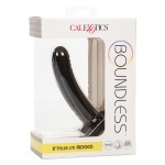Черный анальный стимулятор 6” Ridged Probe - 15,25 см