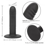 Черный анальный стимулятор 6” Ridged Probe - 15,25 см