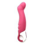 Вибратор Satisfyer Petting Hippo с загнутым кончиком - 22,9 см