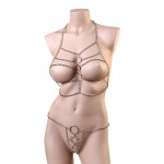 Металлическое бикини из цепочек TOYFA Theatre Металлическое бикини из цепочек TOYFA Theatre