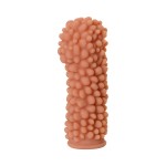 Насадка на фаллос с пузыриками по всей поверхности Extreme Sleeve 008 M-size - 14,7 см