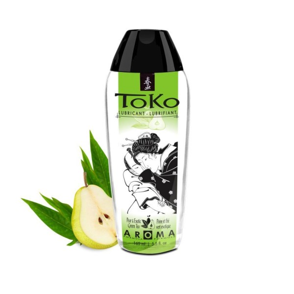 Интимный гель TOKO Pear   Exotic Green Tea с ароматом груши и зеленого чая - 165 мл