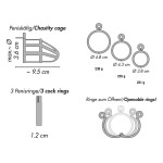 Мужской пояс верности Chastity Cage