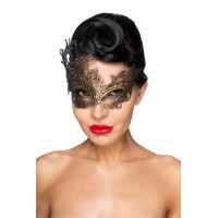 Золотистая карнавальная маска Хамаль 